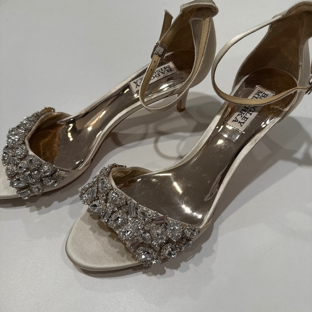 Badgley Mishka can dance formal heels size 8.